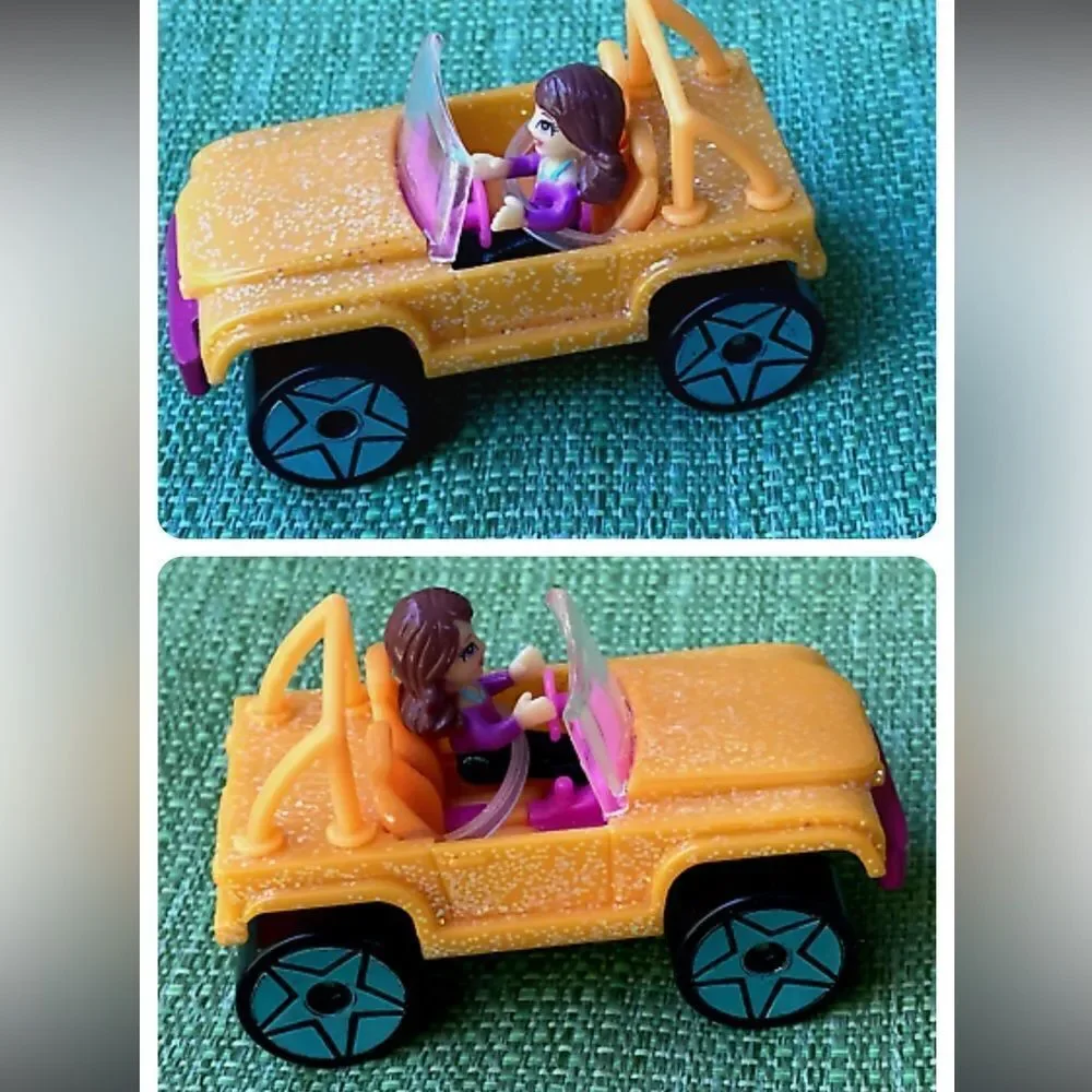 Micro Polly Pocket Vintage 2007 1.5 inches tall (No Jeep Included) EUC